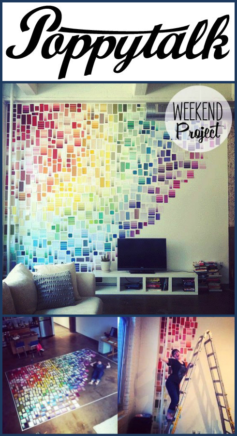 Paint Swatch Wall