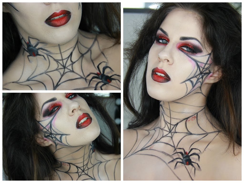 Black Widow Makeup Halloween Makeup