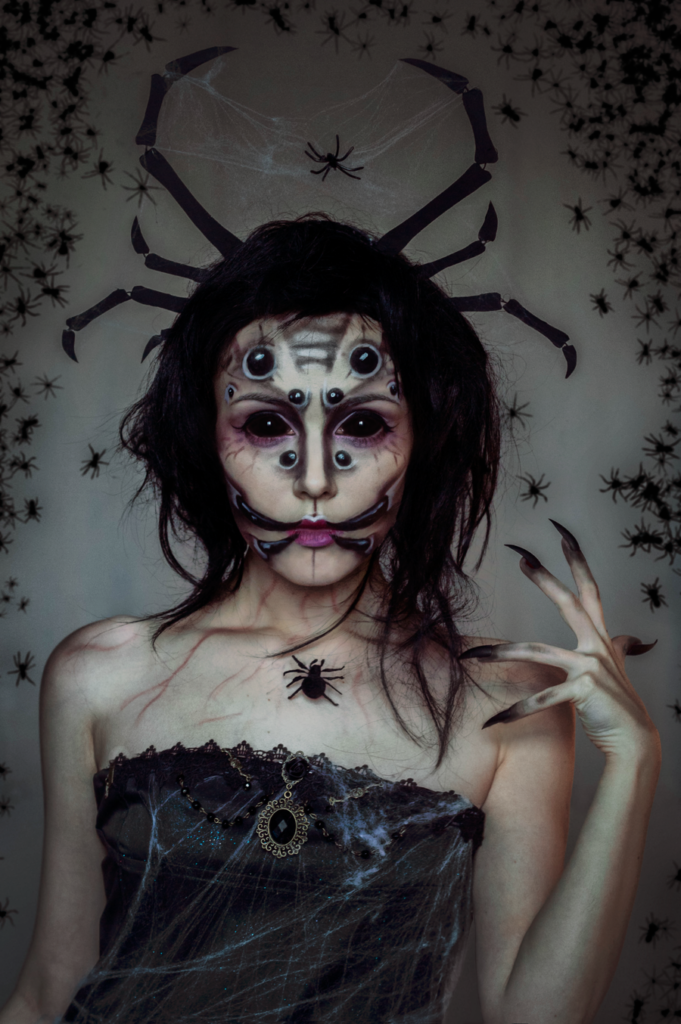 Queen of Spiders makeup