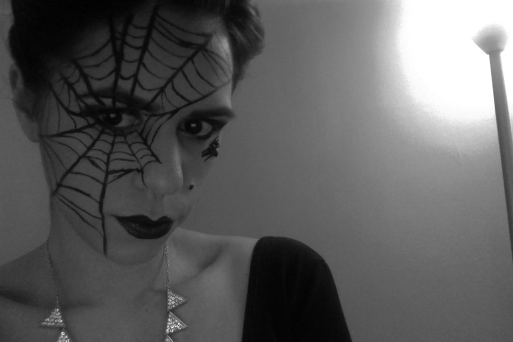 spiderweb makeup