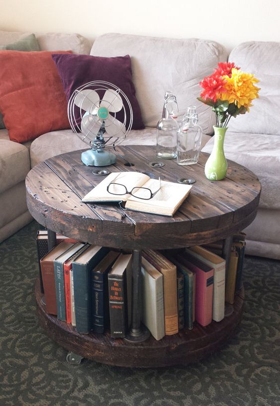 Bookshelf Coffee Table