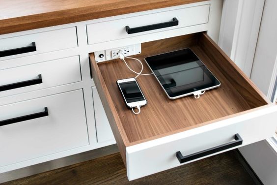 Create a charging drawer