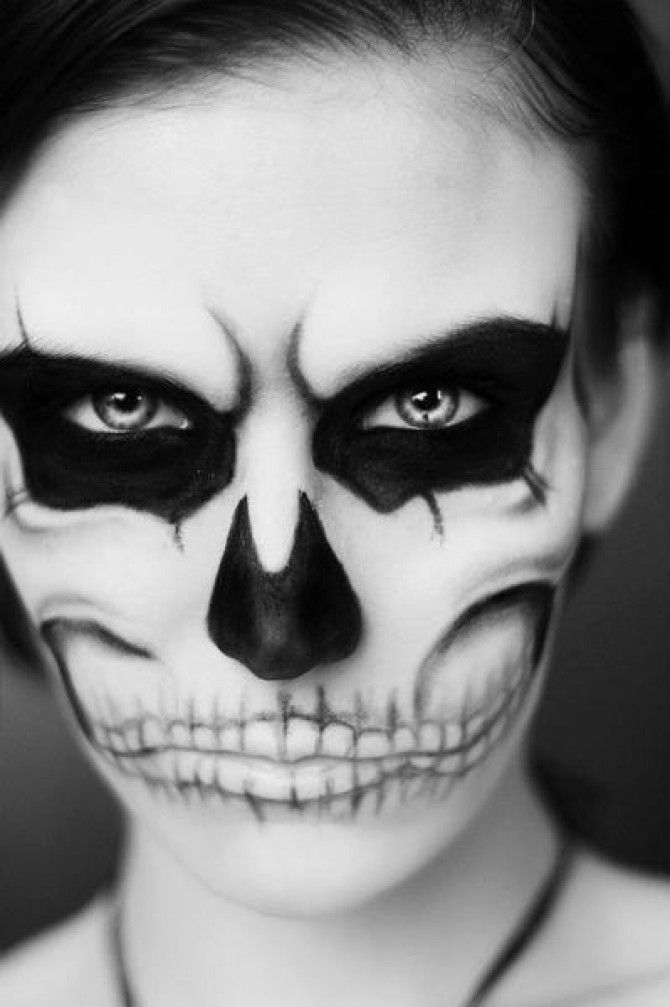 Easy Skeleton Halloween Makeup Ideas