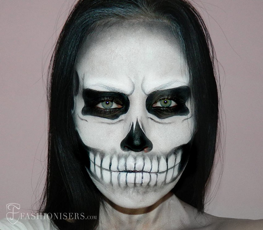 Halloween Skull Makeup Tutorial