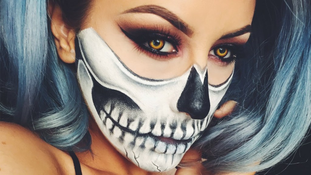 Halloween Skull Makeup Youtube