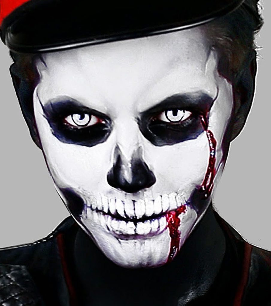 Zombie Skull Makeup Halloween Skeleton