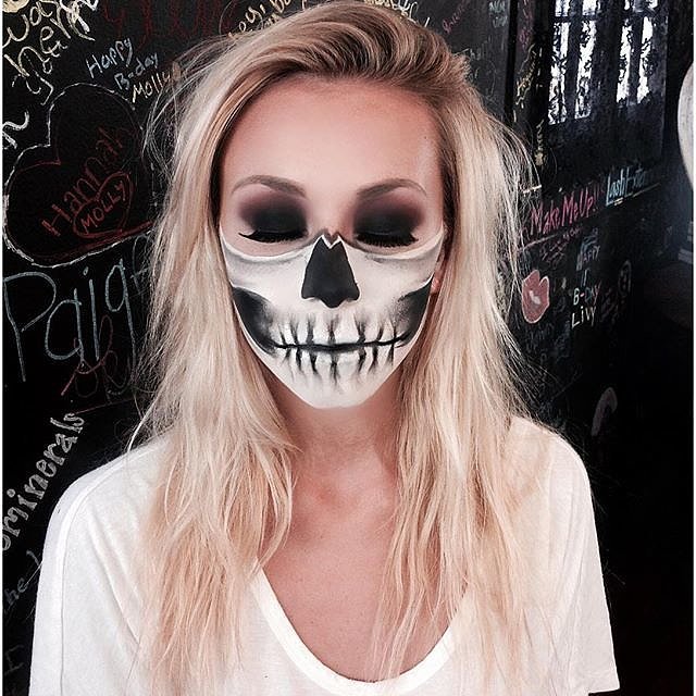 skull mouth face paint