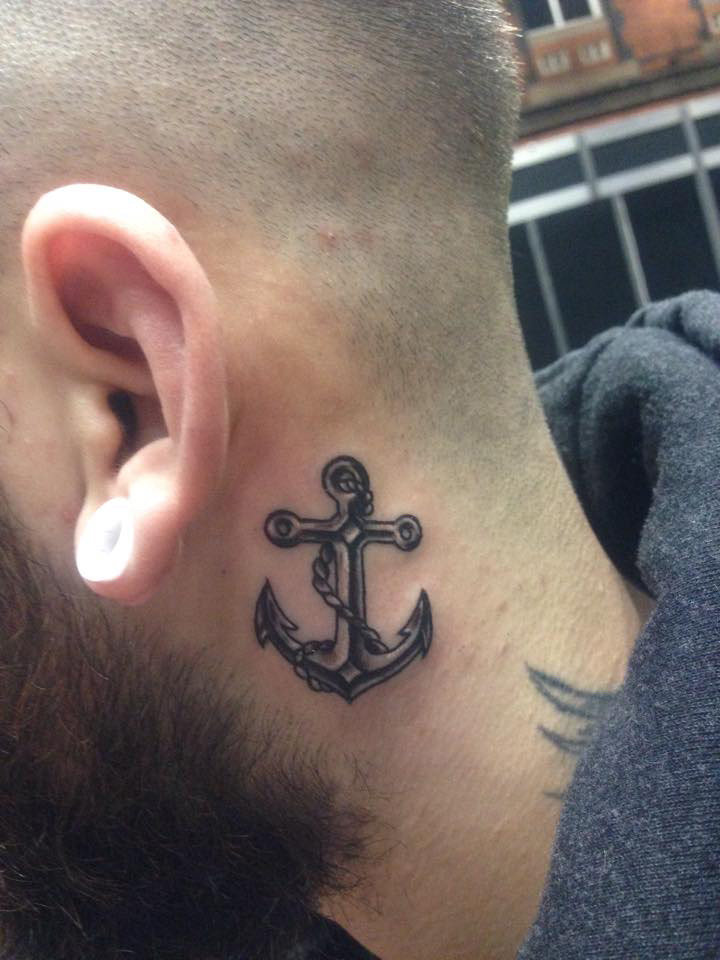 Anchor Neck Tattoos