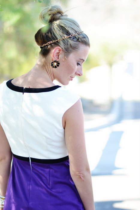 Braided Top Knot with Plaits