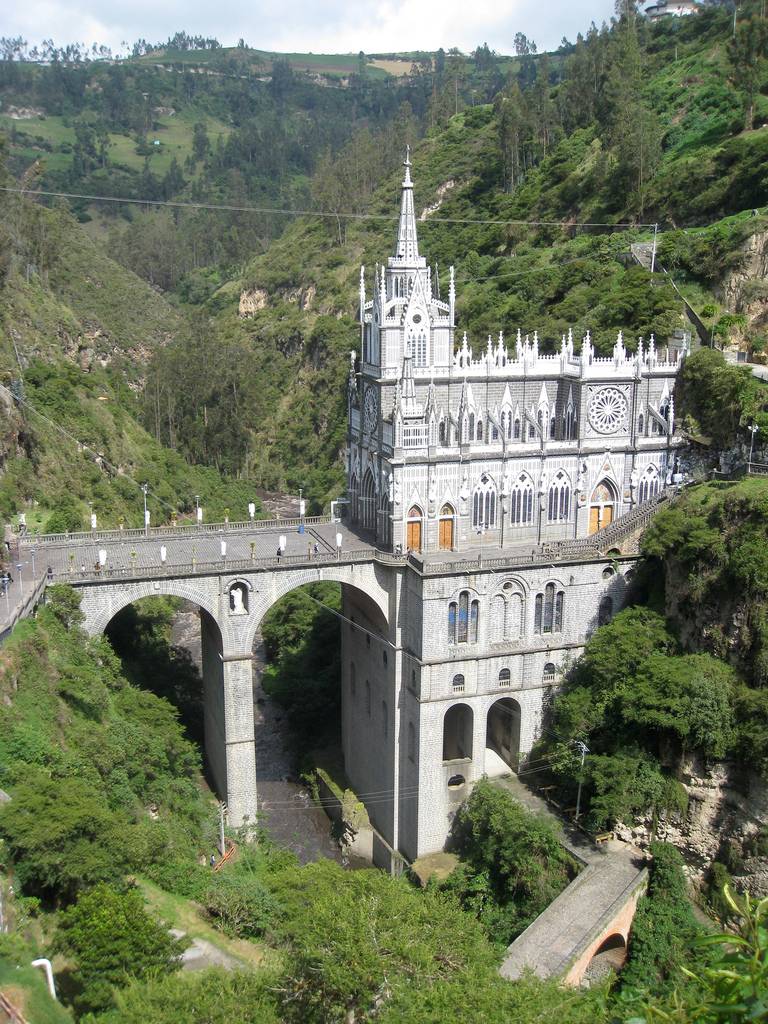 Las Lajas Sanctuary Church Colombia Santuario