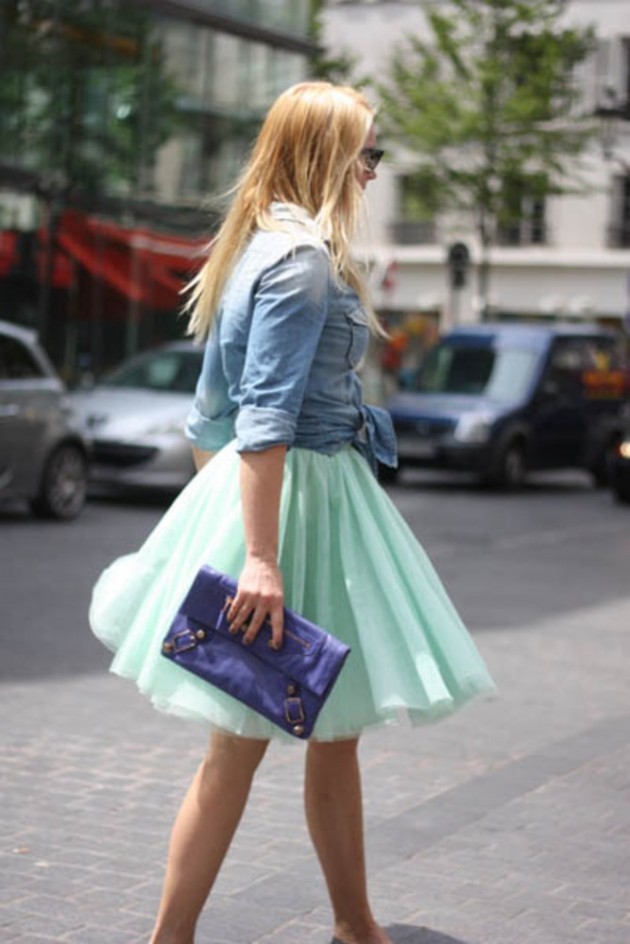 Mint Outfit Ideas Mint Tulle Skirt