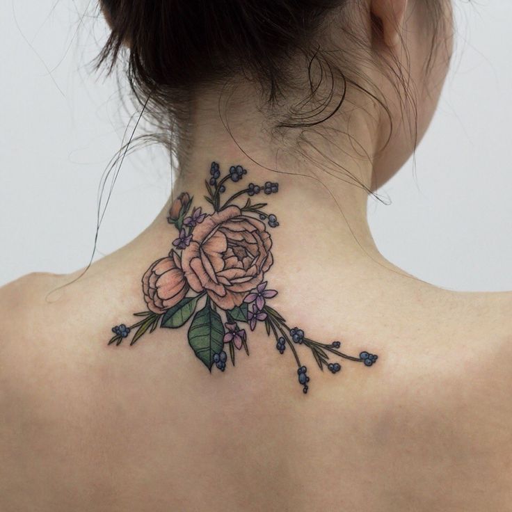 Rose Big Tattoos Back To Nack For Girls