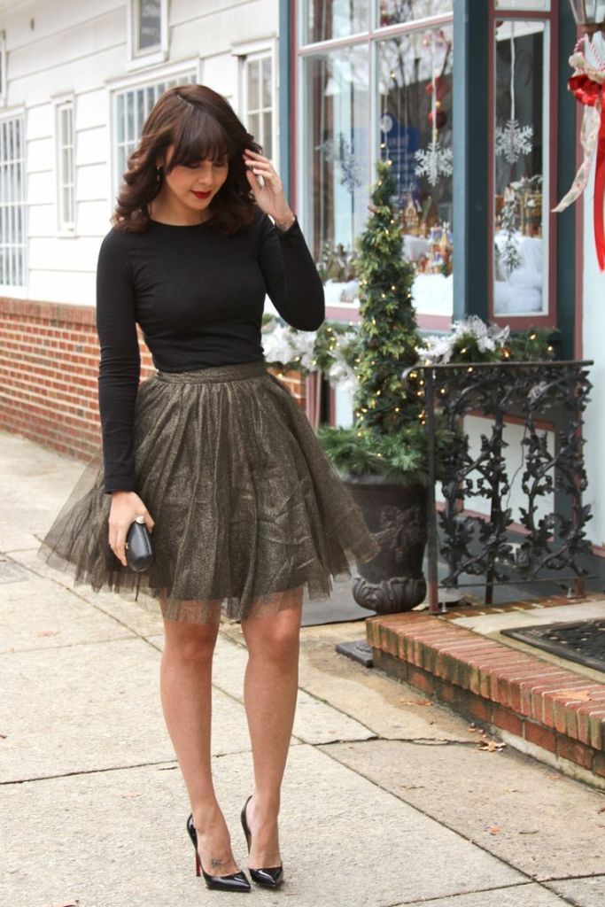 Simple tulle party skirt