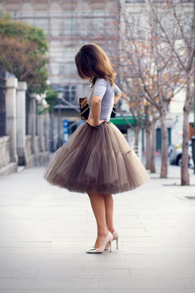 ballerina style skirt