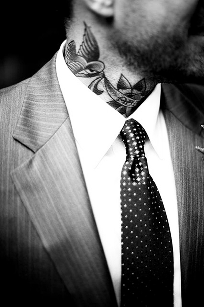 suits and tattoos