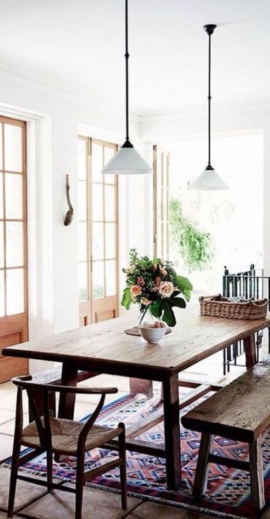 modern chic dining room design