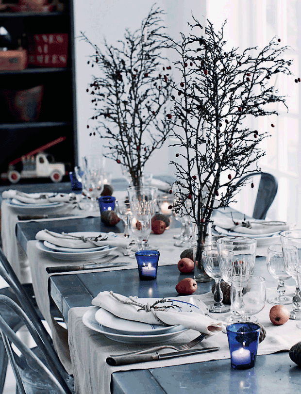 Christmas Dining Table Decoration