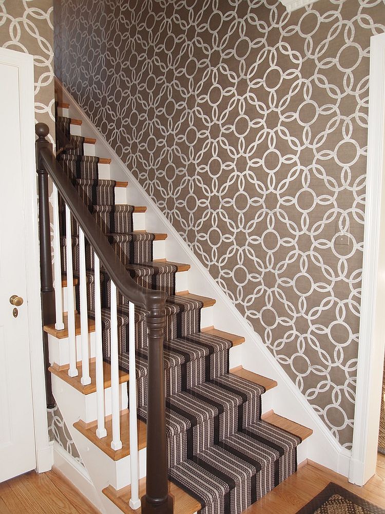 Wallpaper vintage pattern stairway