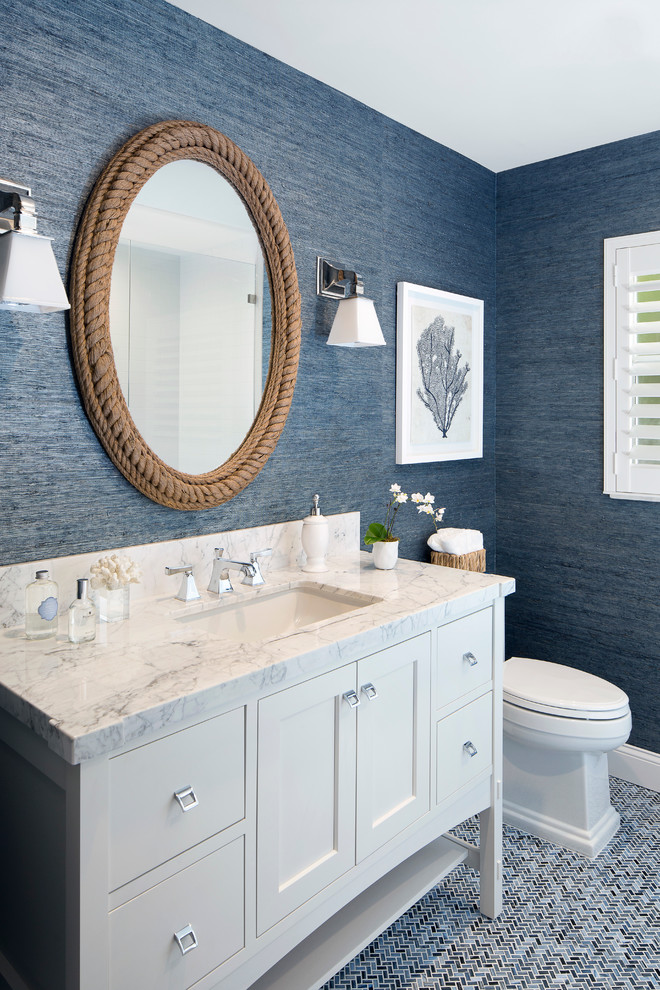 bathroom mirror decorations with marble sink