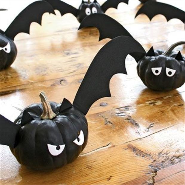 Bat Pumpkin Craft