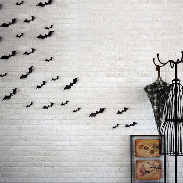 Halloween Bat Wall Decorations 3D