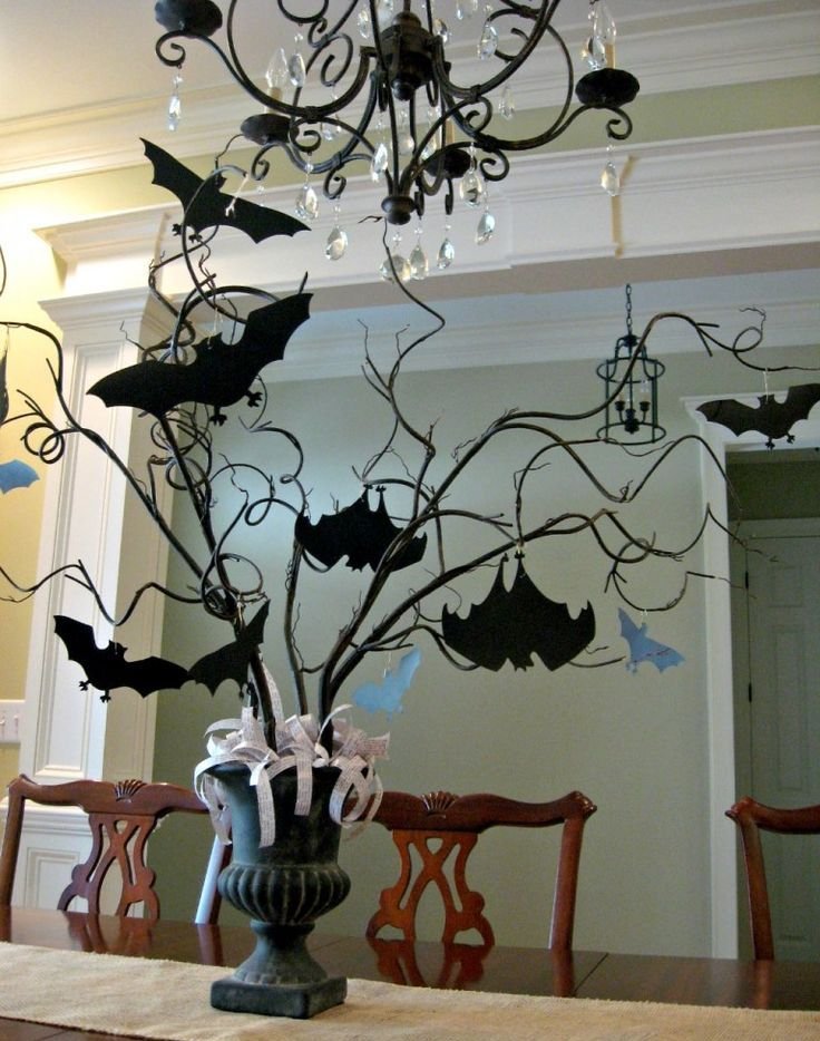 50 Cheap Easy To Make Halloween Bats Decoration Ideas