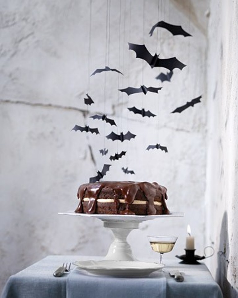spiders snakes and bats for halloween decor