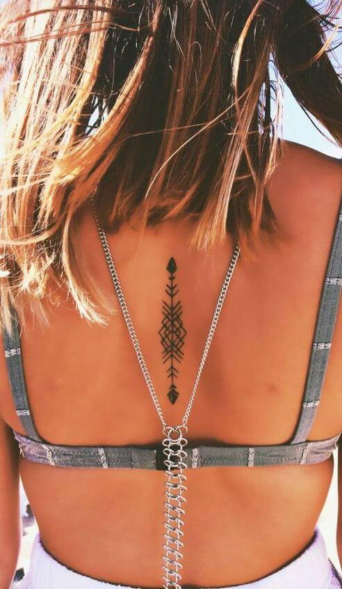 Infinity Arrow Tattoo For Girls