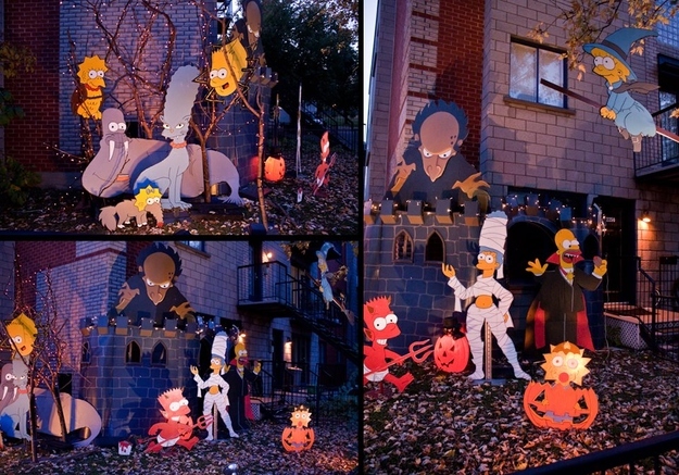 Simpsons halloween decorations outdoor