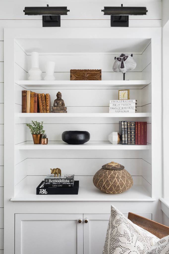 White Wood Decorative Shelves