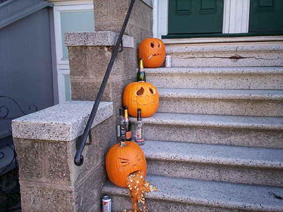 halloween decorating ideas easy outdoor with orange pumkin