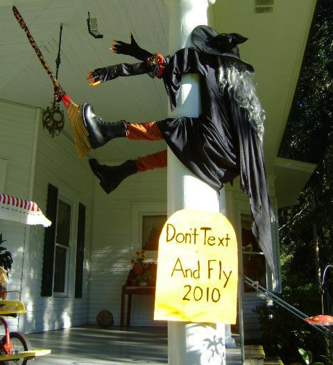 witch funny halloween decorations
