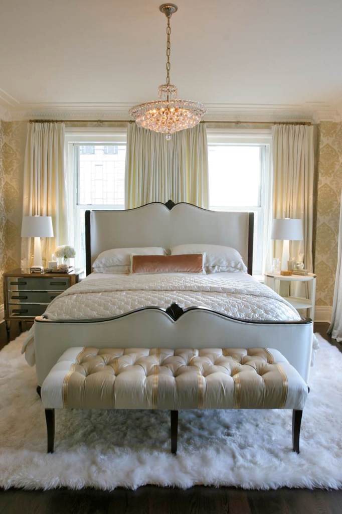 Cream and Ivory Creates Soft Dreamy Bedroom