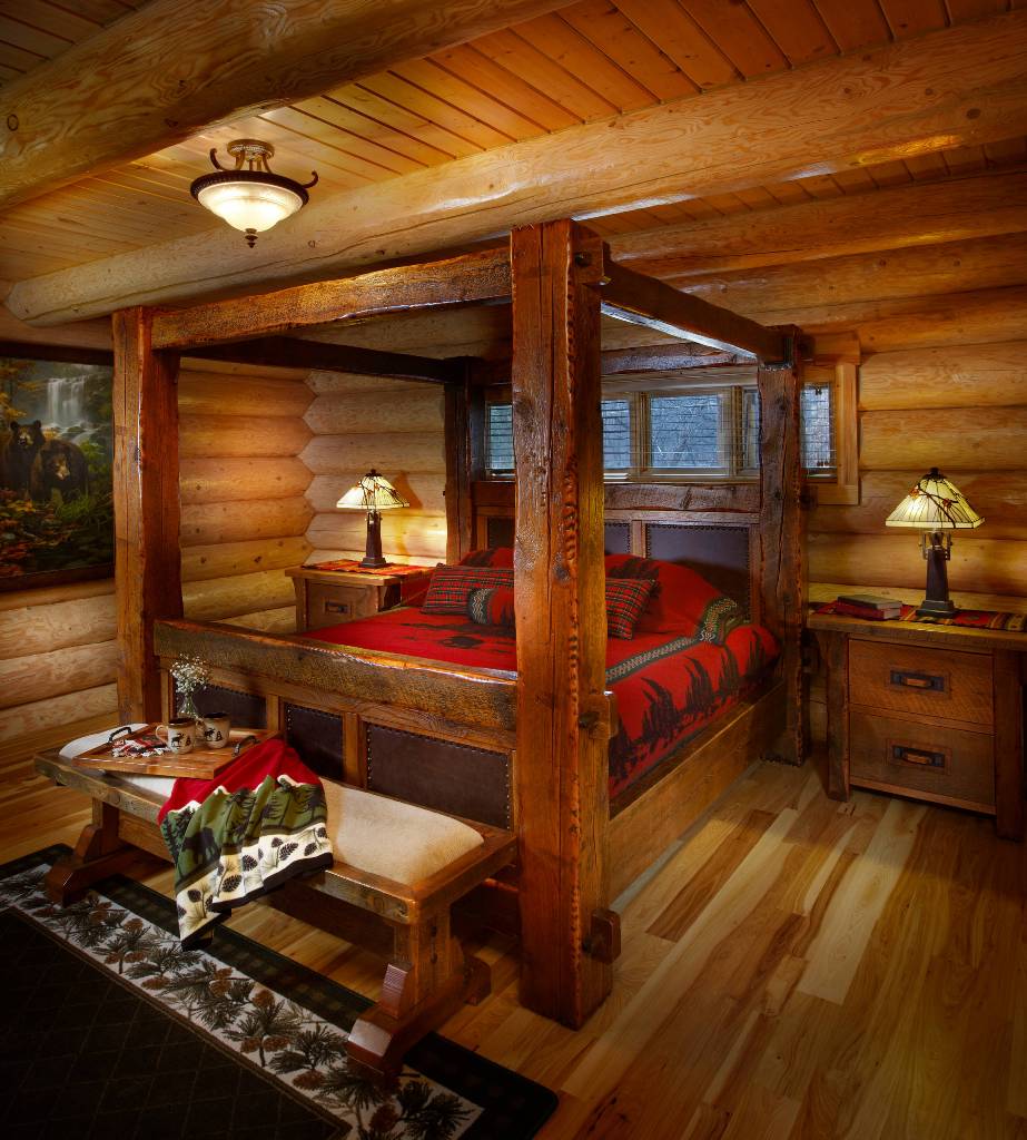 Mountain Style Cabin Medium Tone Wood
