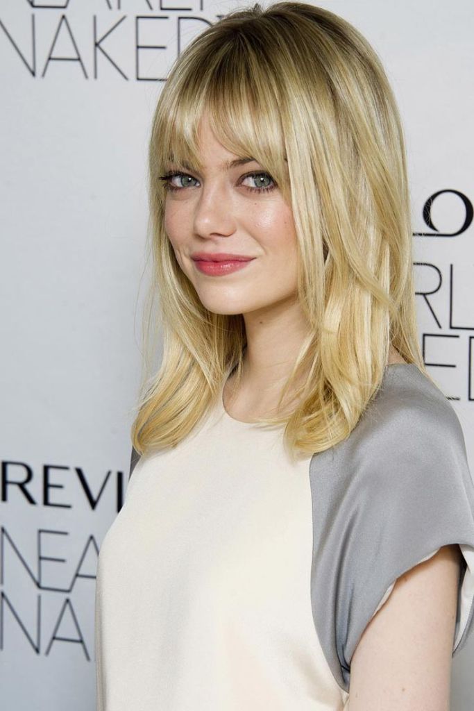 Straight Layered Hairstyles With Bangs