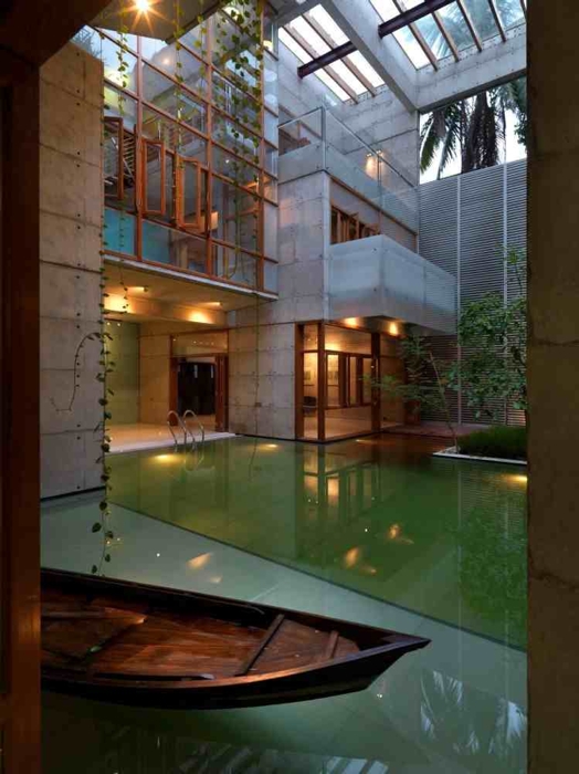 Awesome Vintage Style Glass Window Pool