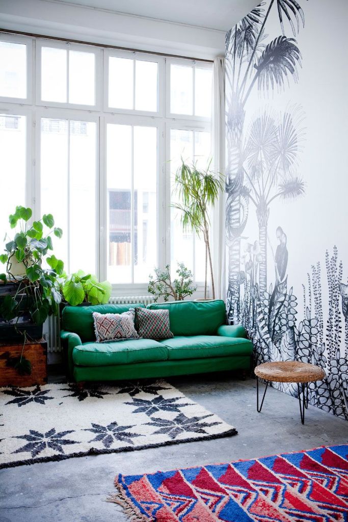 Bohemian Interior Living Sofa