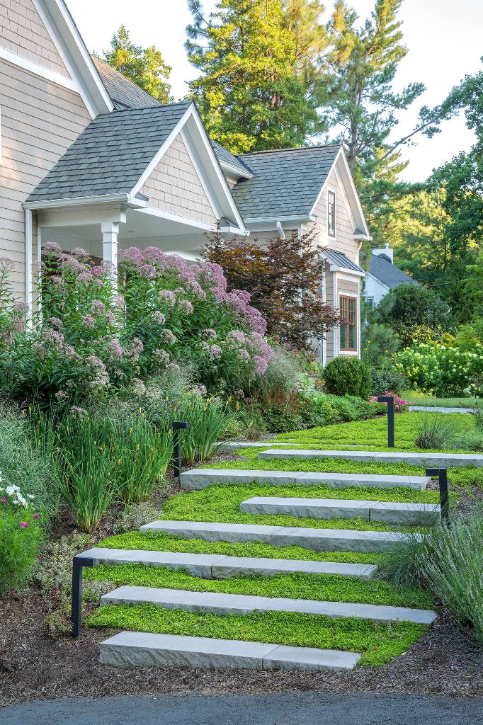 Garden Steps With Sleepers Path Design