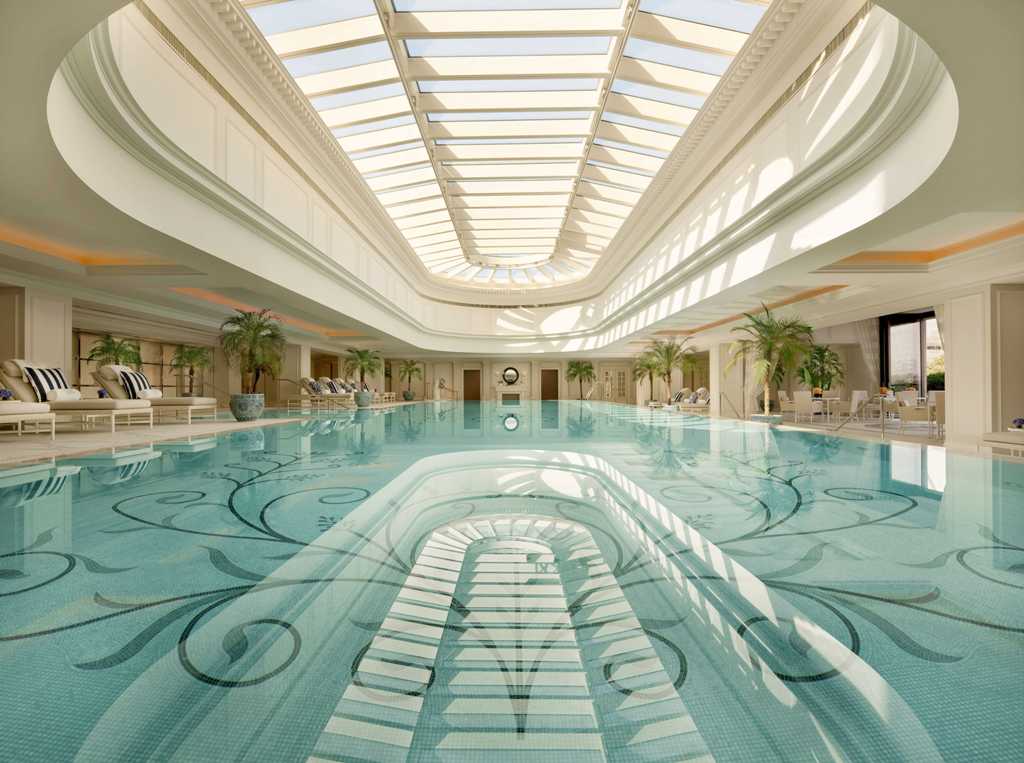 Luxurious Artisctic Tiles Floor Pool