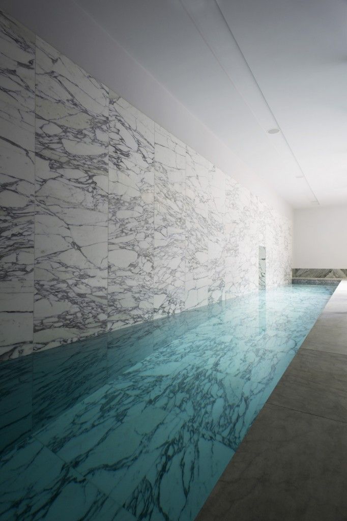 Marble Floor and Wall Luxurious Pool
