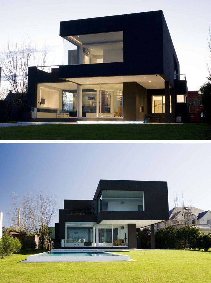 Modern Architecture Black Exterior