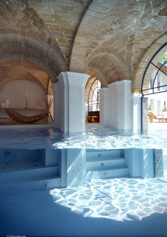 Transparent Swimming Pool Design