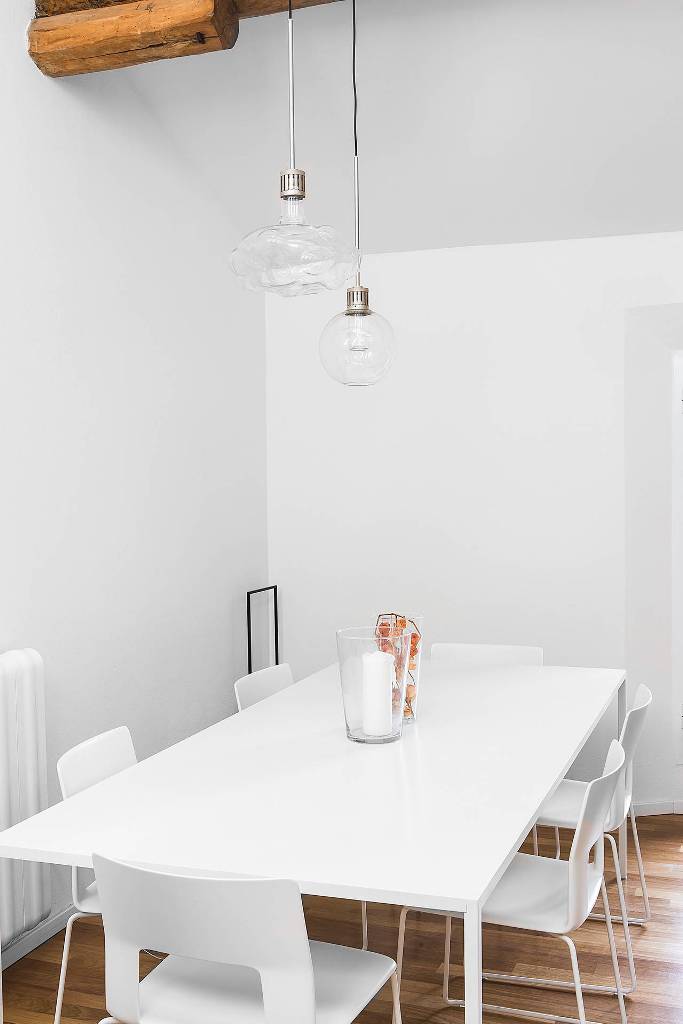White Dining Room Table and Chairs