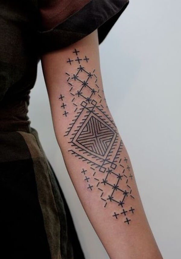 Geometric Mandala Tattoo Sleeve
