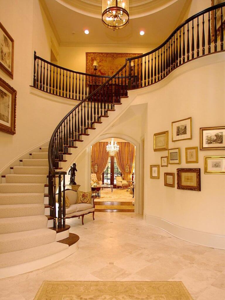 Simple Stairs For Luxury Home