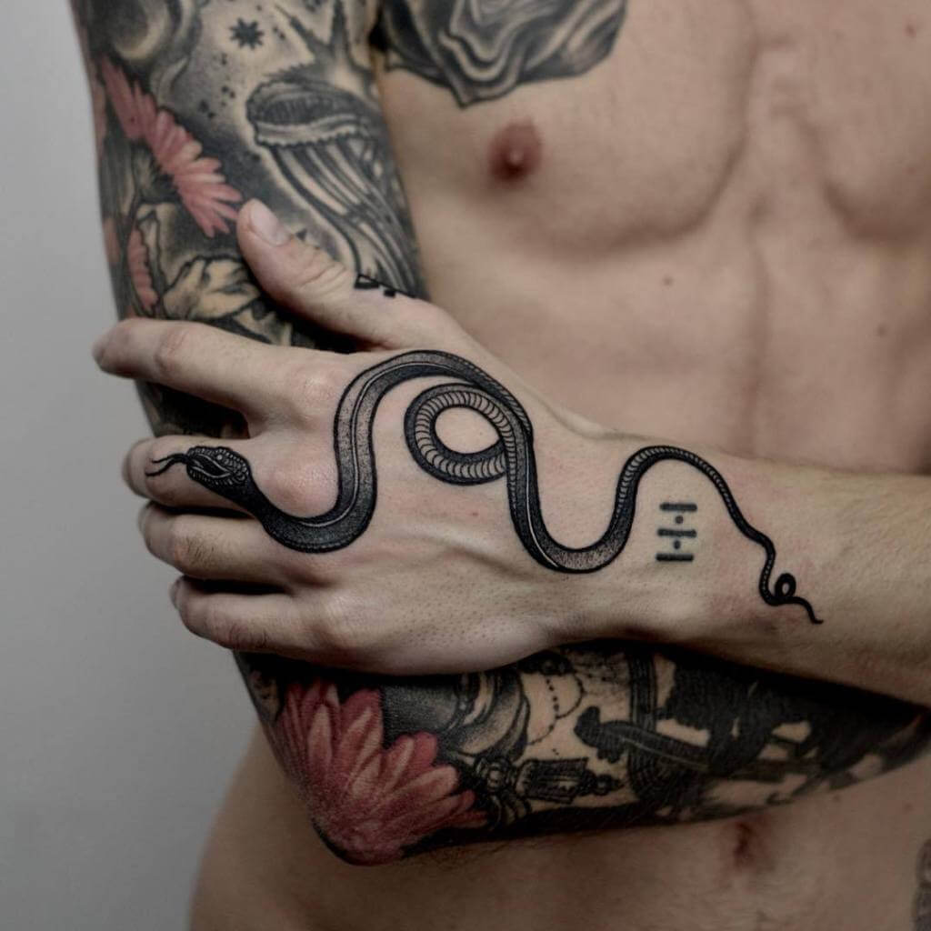 Japanese Yakuza Snake Tattoo