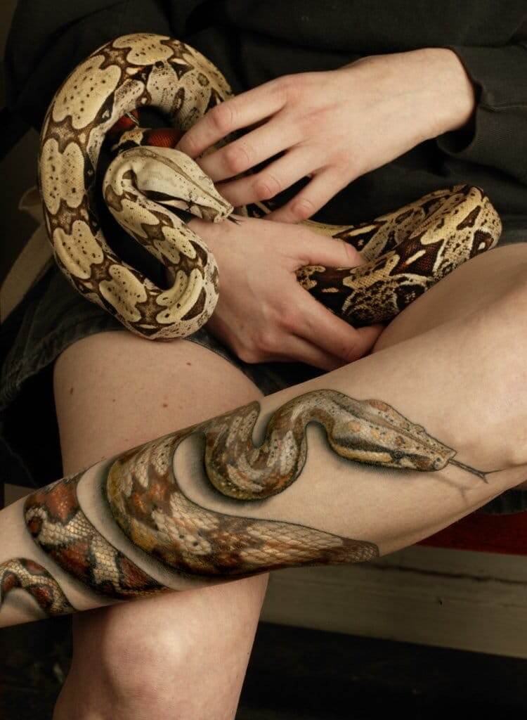 Match Snake Tattoos with Real Snakes