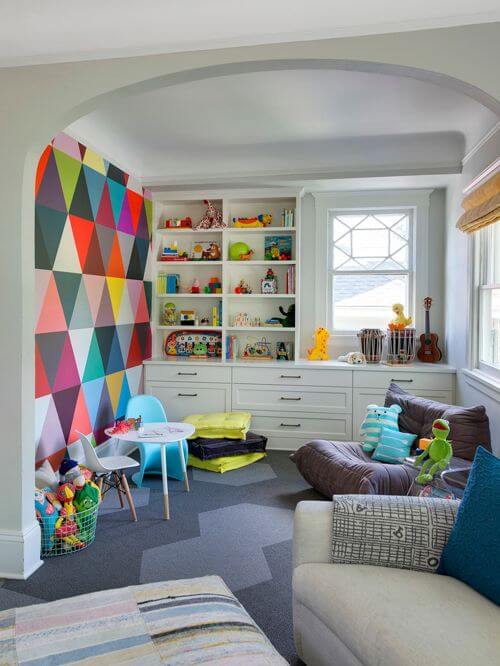 Multi Color Kids Room Design