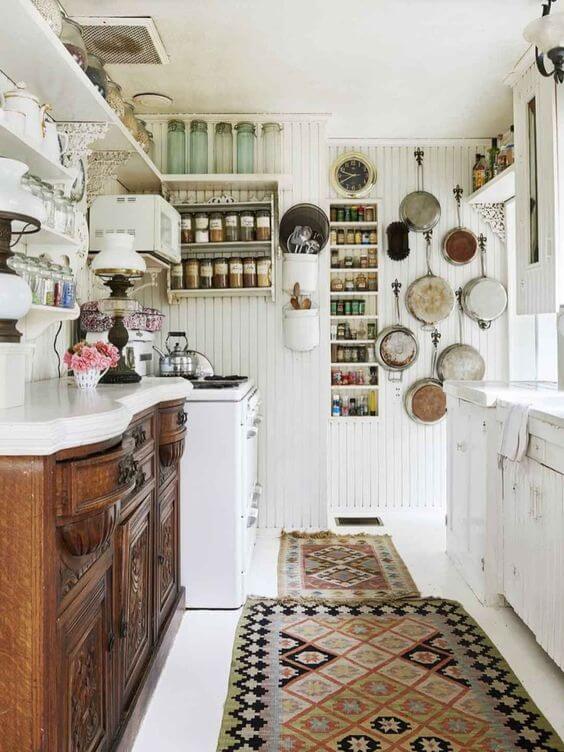 Small Space Eclectic Kitchen Design