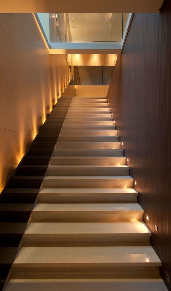 Two Style Recessed Stair Wall Lights
